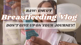 Breastfeeding Vlog Day In A Life As A First Time Mom 3 Months Postpartum Overcoming Challenges.