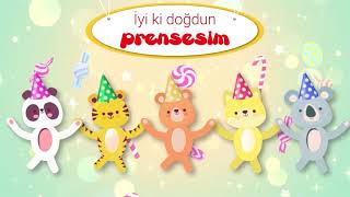 İyi Ki Doğdun Prensesi̇m - İsme Özel Kırmızı Balık Doğum Günü Şarkısı