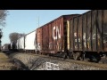 Railfanning Bellevue Ohio US 4-3-2013