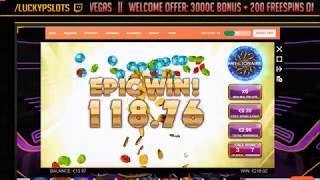 1137x MEGAWIN WHO WANTS TO BE A MILLIONAIRE NEW SLOT !!! MUST SEE !!!