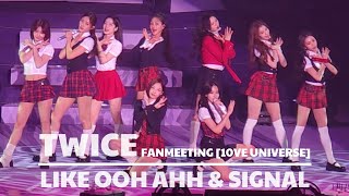 251018 Twice Fanmeeting 10Ve Universe - Like Ooh Ahh Signal