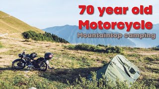 Mountaintop Camping With A Clic Motorcycle Puch 250 Tf Eurotrip 2024