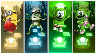 Minions Crazy Frog Gummy Bear Exe Gummy Bear Tiles Hop Edm Rush