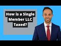 How is a Single Member LLC Taxed? | Disregarded Entity