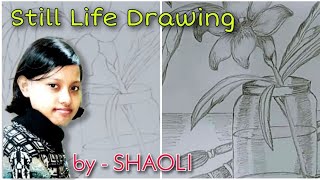 Play this video Still Life Drawing  Pencil Shading  Pencil Drawing For Beginners  By - Shaoli