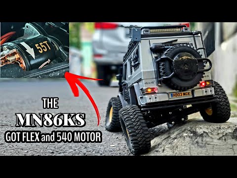 MN86KS UPGRADE 540 MOTOR 55T AND MODS SUSPENSION