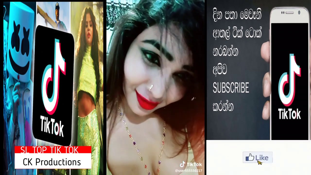 Srilankan tiktok girl fan pic