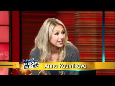 Anna Kournikova vists Live With Regis Kelly on September 20 2011