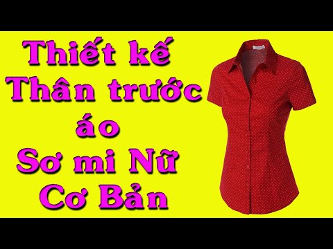 Thiết kế Thân trước Áo Sơ mi Nữ Đón Noel - Mùa Giáng Sinh Và Chào Mừng Năm Mới 2020 | Hai Lúa