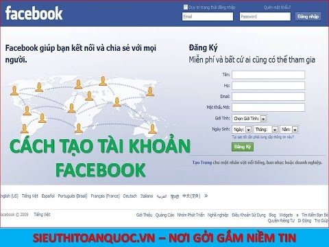 Hướng Dẫn Cách Tạo Tài Khoản Facebook