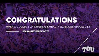 Congratulations December Grads from the Harris College of Nursing & Health Sciences