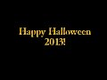 Pumpkin Jack the Dog's Halloween Message 2013