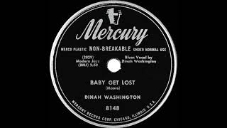 Watch Dinah Washington Baby Get Lost video