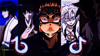Anime badass moment💀 Tiktok compilation part 43