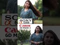 SONY ALPHA a6100 VS CANON 6D MARK 2 | VIDEO COMPARISON | NO EDIT