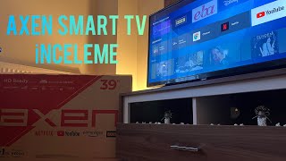 Axen Smart Tv Incelemesi Ax39Dal13 39 99 Ekran
