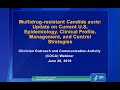 CDC COCA Call: Multidrug-resistant Candida auris