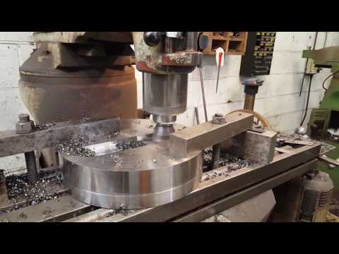 Making a 13.25" 336mm TREPANNING TOOL to cut through 20" long steel bar.
