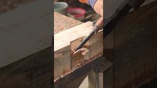 Worker Doing Carpentry Process