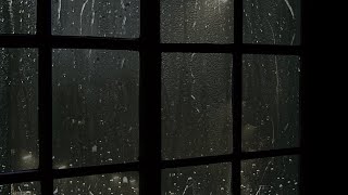 Cama Vuran Sağanak Yağmur Sesi | Meditasyon, %100 Uyku, gök gürültüsü