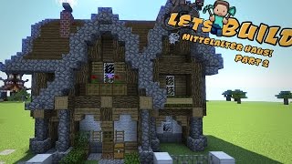 MITTELALTERLICHES HAUS bauen | Minecraft Tutorial | Part 2