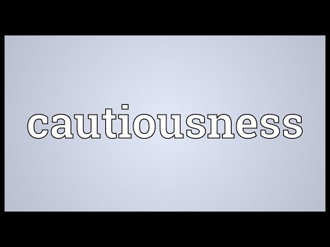Header of cautiousness