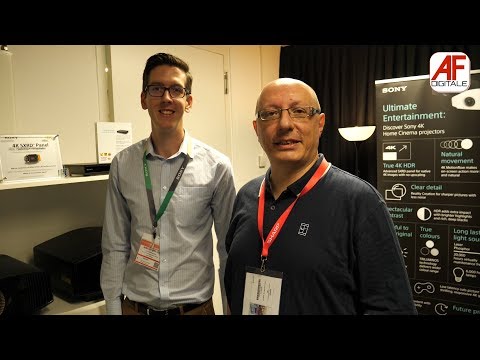 IFA 2018 Sony Home Cinema Projector - Live