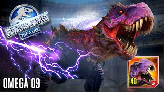Omega 09 Boss Unlock Gameplay - Purple Tyrannosaurus Rex Defense Project Juric World The Game