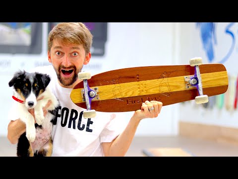 CAN WE BREAK THE CUSTOM MAHOGANY SKATEBOARD? | YOU MAKE IT WE DESTROY IT EP. 1