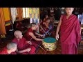 Tibetan Buddhist Monks Deep Throat Chant, in Pokhara, Nepal