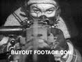 HD Stock Footage WWII P-38 Lightning Angel in Overalls