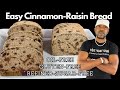 EASY Gluten-Free Cinnamon Raisin Bread I Refined-Sugar-Free & Oil-Free