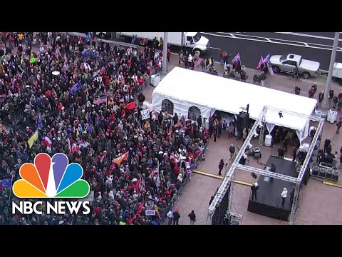 Play this video Pro-Trump Supporters Rally Near White House Ahead Of Electoral College Vote  NBC News NOW