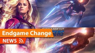 Avengers Endgame Captain Marvel Major Suit Change Spotted & More