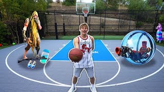 EPIC REAL LIFE FORTNITE BASKETBALL CHALLENGES