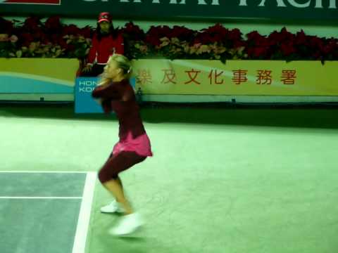 マリア シャラポワ against Zheng Jie at 2010 Hong Kong テニス Classic
