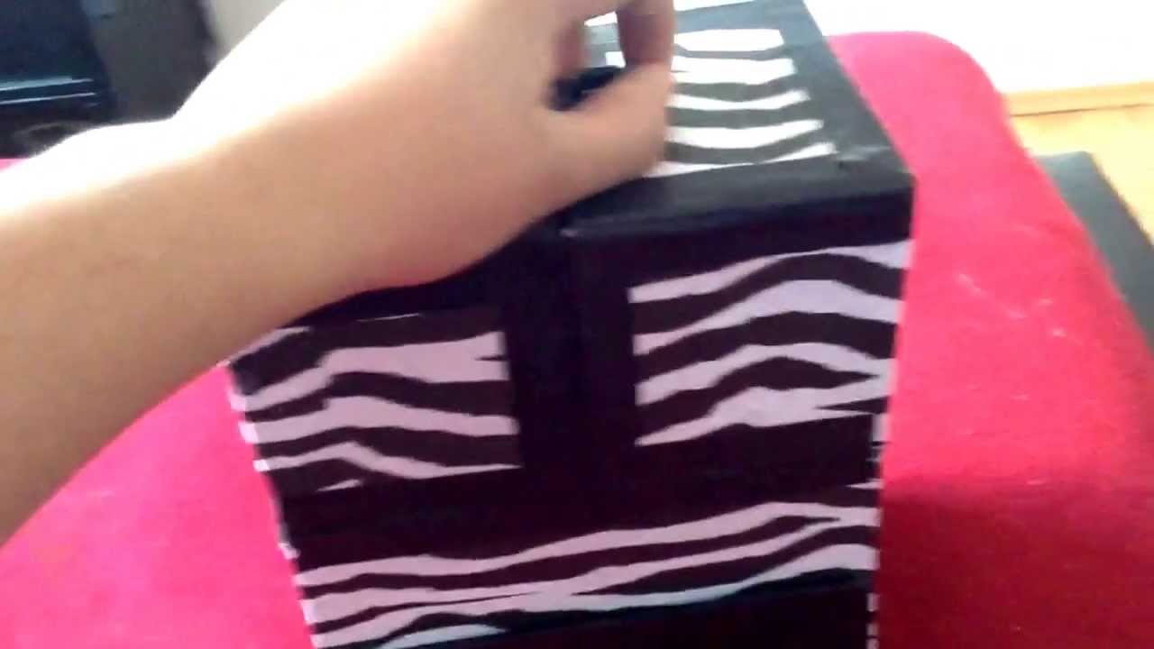 Caja de Zebra para guardar cosas personales YouTube Caja de Zebra para guardar cosas personales YouTube