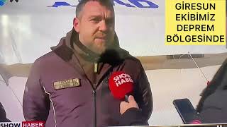 Ekibimiz Deprem Bölgesinde Allah Yardımcınız Olsun