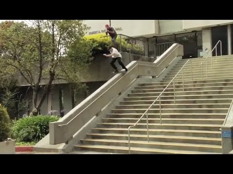 Brutal Boardslide Down Sketchy Kinked Hubba!?!! - WTF! - Zane Timpson