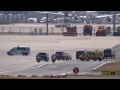 Video Queen Elizabeth II and Enormous Escort Entourage on a cleared Highway at Frankfurt