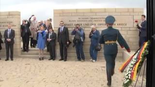 Возложение венков к Мемориалу захоронения немецких солдат