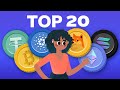 Top 20 Popular Crypto Explained in ONE Sentence