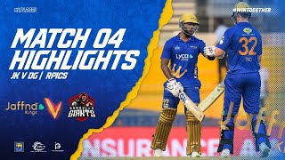 Match 04 | Dambulla Giants vs Jaffna Kings | Full Match Highlights LPL 2021