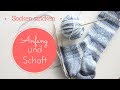 Socken stricken 1 | Anfang und Schaft | Stricken für Anfänger