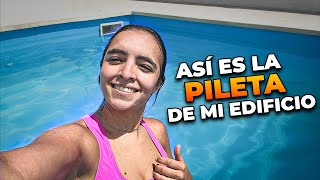Inagurando La Pileta En Un Edificiomore Andrade