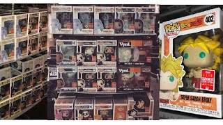 New SDCC 2018 FunkoPop Hunt DragonballZ Broly Yamcha HotTopic Anime MyHeroAcademia GameStop & Chase