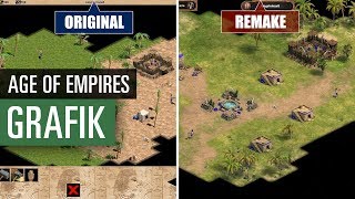 Age of Empires Definitive Edition - Remake vs. Original - Graphics comparison / Grafikvergleich