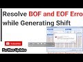 Resolve BOF and EOF error in Realsoft Attendance Software in Realsoft 10.7 /10.8/10.9 | Realtime