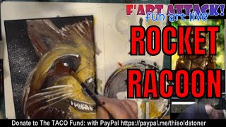 Rocket Ra Quick Acrylic Fart Attack Fun With Art Live
