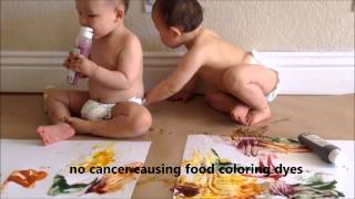 Organic Baby Products- Safe, Edible Baby Finger Paint